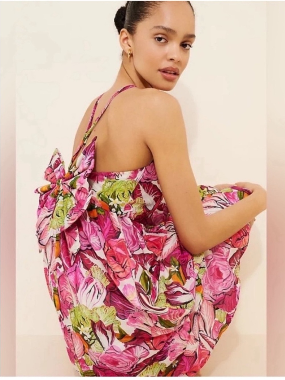 Rachel Antonoff Rebecca Dress Radicchio and Citrus
